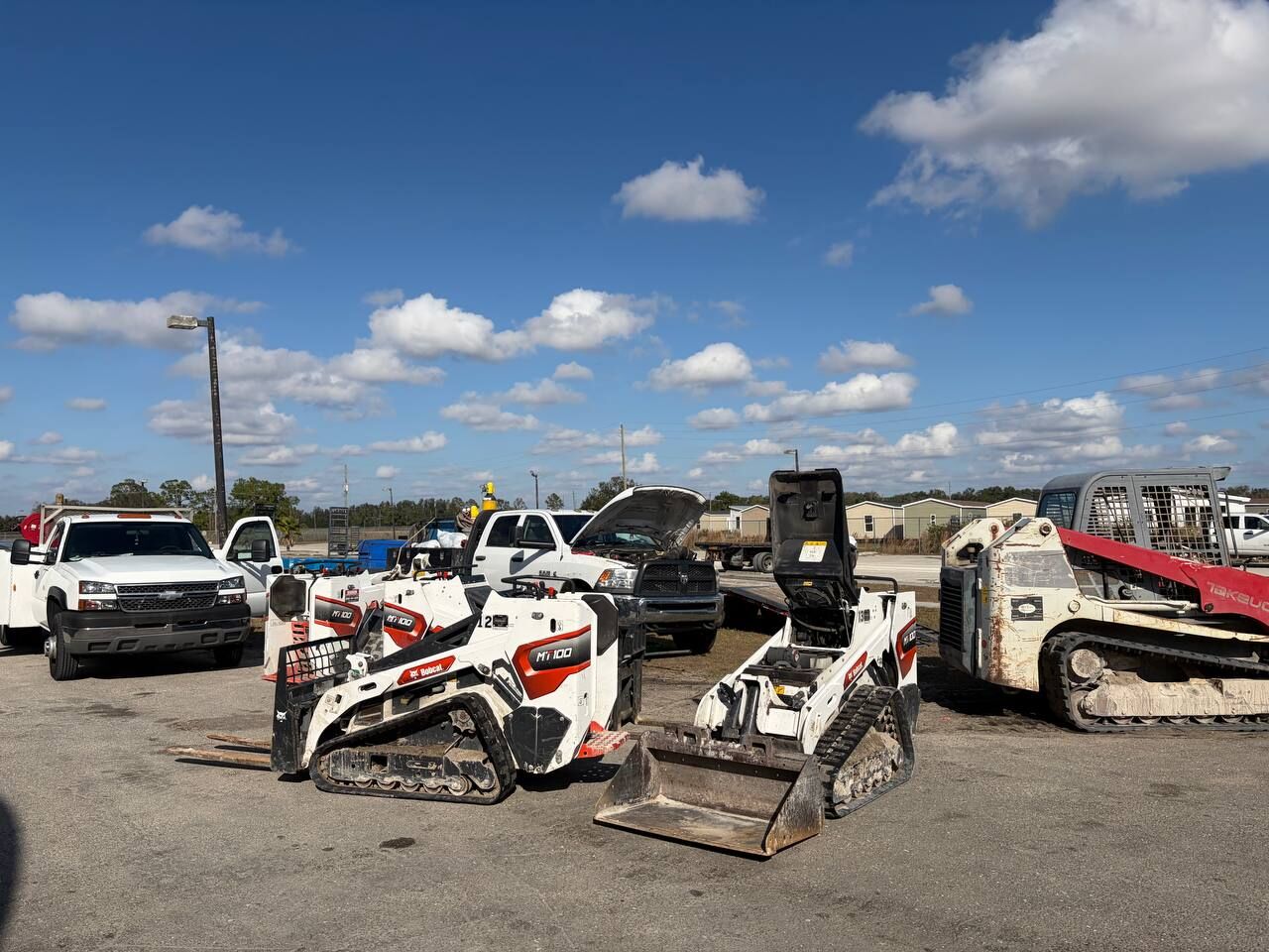 Bobcat skid steers serviced on-site in Cape Coral, Florida